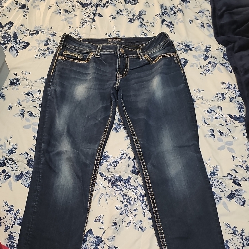 Silver Suki SKINNY Women's Blue Jeans